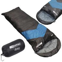 Saco de Dormir Acampamento Camping Nautika Viper Preto/Azul