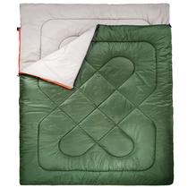 Saco de dormir Amazon Basics 3-Seasons Queen Olive Green