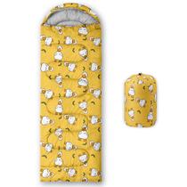 Saco de dormir Axolotl Cute Duck para crianças e adultos amarelo