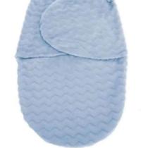 Saco De Dormir Bebê Coberta Manta Azul Soft Buba Baby