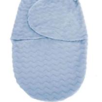 Saco De Dormir Bebê Coberta Manta Azul Soft Buba Baby