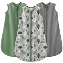 Saco de Dormir Bebê Yoofoss (0-6 Meses) - 100% Algodão, 0.5 TOG - Pacote com 3 Saco de Dormir Bebê Yoofoss (0-6 Meses) - 100% Algodão, 0.5 TOG - Pacote com 3