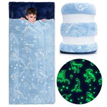 Saco de dormir Bollepo Kids Dinosaur Glow in The Dark 2-12 Years