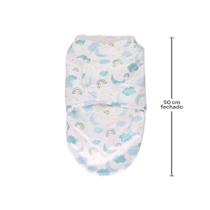 Saco De Dormir Buba Baby Super Soft Estampado Azul