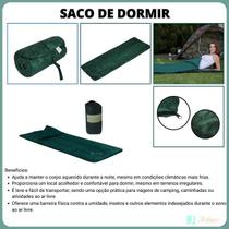 Saco de Dormir c/ Zíper FA Maringá Solteiro 75x192 - Acampamento - Pesca - Atividade ao ar Livre