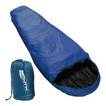 Saco De Dormir Camping Micron Azul E Preto - Nautika