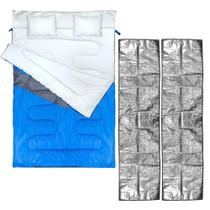 Saco de Dormir Casal Nautika Kupple Couple -5C + Isolante Térmico