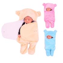 Saco de Dormir Casulo Super Fofinho para Bebê Infantil Menino Menina - Diversas Cores