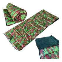 Saco De Dormir Colchonete 2 Em 1 Acampamento Montanha Pesca