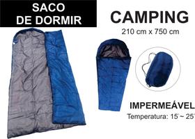 Saco de dormir com capuz Impermeável Camping 15ºC~25ºC