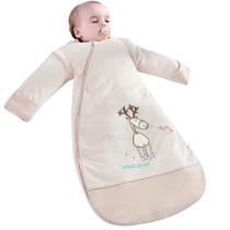 Saco de dormir com cobertor vestível para bebê CYUURO 100% algodão Saco de dormir com cobertor vestível para bebê CYUURO 100% algodão