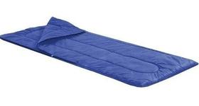 Saco De Dormir Com Zíper Para Acampamento Azul 192x75cm