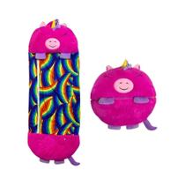 Saco De Dormir De Pelúcia Infantil Com Almofada, Saco De Dormir De Animal Macio Para Meninos E