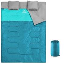Saco de Dormir Doble oaskys para Adultos, Tamaño Queen XL