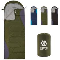 Saco de dormir Elevon para adultos, adolescentes e crianças, 3-4 temporadas Saco de dormir Elevon para adultos, adolescentes e crianças, 3-4 temporadas
