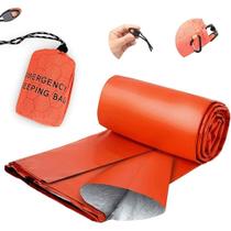 Saco De Dormir Emergência Reutilizável Laranja - Dispropil Saco De Dormir Emergência Reutilizável Laranja - Dispropil