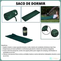 Saco de Dormir FA Maringá Solteiro - Ideal para Pesca - Acampamento - Ajuda a manter o Corpo Aquecido durante a Noite