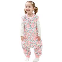 Saco de dormir infantil HOMEAL 1.0 TOG rosa rosa com pernas
