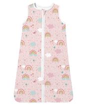 Saco de dormir infantil ToTaha 2T-4T 0.5 TOG rosa de verão