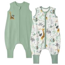Saco de dormir infantil Yoofoss 12-24M 100% algodão orgânico