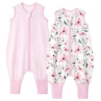 Saco de dormir infantil Yoofoss de 12 a 24 meses de algodão orgânico