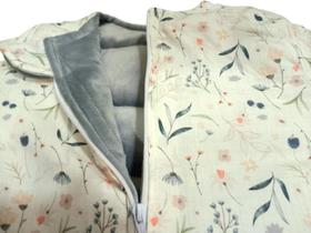 Saco De Dormir Inverno Bebê Gg -1 A 2 Anos Dupla Face 3 Cama - Malubaby