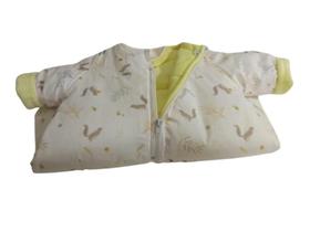 Saco De Dormir Inverno Bebê M Dupla Face Manga Longa 3 Camad - Malubaby