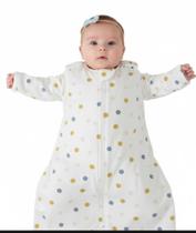 Saco de dormir inverno bebê manga longa P dupla face