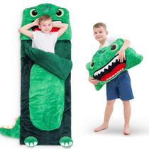 Saco de dormir iPlay iLearn Kids Dinosaur Toddler Boy de 1 a 8 anos