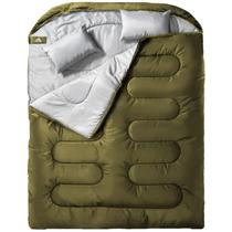 Saco de dormir MEREZA Double XL Queen Size para 2 adultos com travesseiro