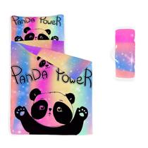 Saco de dormir Nap Mat Datura home Panda com travesseiro removível Saco de dormir Nap Mat Datura home Panda com travesseiro removível