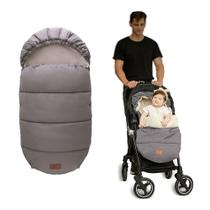 Saco de Dormir para Bebê Bunting Bag LAT - Cinza