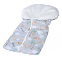 Saco de Dormir Para Bebê Casulo Com Zíper Menino Menina - Varias Cores