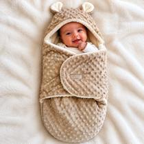 Saco de Dormir para Bebê em Manta Soft Pipoquinha e Sherpa - Toque Macio e Aconchegante Cor:Rosa Saco de Dormir para Bebê em Manta Soft Pipoquinha e Sherpa - Toque Macio e Aconchegante Cor:Rosa