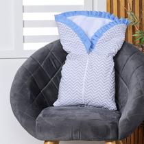Saco de Dormir para Bebê Inverno Estampado Acolchoado com Zíper 100% Algodão - Mãe e Filho