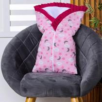 Saco de Dormir para Bebê Inverno Estampado Acolchoado com Zíper 100% Algodão - Mãe e Filho
