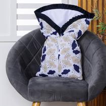 Saco de Dormir para Bebê Inverno Estampado Acolchoado com Zíper 100% Algodão - Mãe e Filho