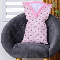 Saco de Dormir para Bebê Inverno Estampado Acolchoado com Zíper 100% Algodão - Mãe e Filho
