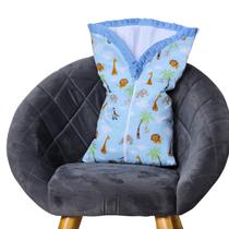 Saco de Dormir para Bebê Inverno Estampado Acolchoado com Zíper 100% Algodão - Mãe e Filho