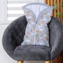 Saco de Dormir para Bebê Inverno Estampado Acolchoado com Zíper 100% Algodão - Mãe e Filho