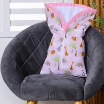 Saco de Dormir para Bebê Inverno Estampado Acolchoado com Zíper 100% Algodão - Mãe e Filho