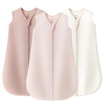 Saco de Dormir para Bebé JELLYMONI 0.5 TOG Algodón Paquete de 3 0-6 Meses Saco de Dormir para Bebé JELLYMONI 0.5 TOG Algodón Paquete de 3 0-6 Meses