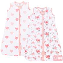 Saco de dormir para bebês 1.0 TOG Mama Cheetah de algodão orgânico XXL, pacote com 2 unidades Saco de dormir para bebês 1.0 TOG Mama Cheetah de algodão orgânico XXL, pacote com 2 unidades