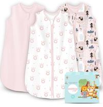 Saco de dormir para bebês Cute Castle de 18 a 24 meses, 100% algodão, pacote com 3