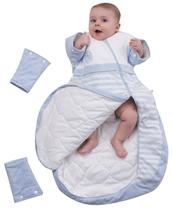 Saco de dormir para bebês CYUURO, cobertor vestível com mangas removíveis Saco de dormir para bebês CYUURO, cobertor vestível com mangas removíveis