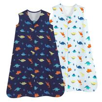 Saco de dormir para bebês David's Kids 100% algodão de 6 a 12 meses, pacote com 2 unidades Saco de dormir para bebês David's Kids 100% algodão de 6 a 12 meses, pacote com 2 unidades