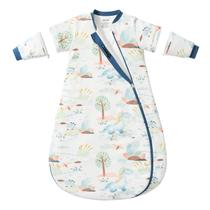 Saco de dormir para bebês de 3 a 6 meses de algodão, 1,0 tog, mangas removíveis Saco de dormir para bebês de 3 a 6 meses de algodão, 1,0 tog, mangas removíveis