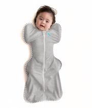 Saco de dormir para bebês Love to Dream Swaddle UP 1.0 TOG cinza 6-9 kg