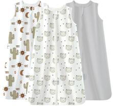 Saco de dormir para bebês, pacote com 3 unidades, Totaha, 3-6 meses, 0,5 TOG