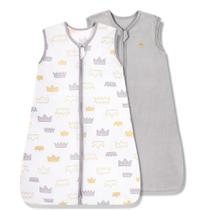 Saco de dormir para bebês TILLYOU de 12 a 18 meses 100% algodão 0,5 TOG sem mangas